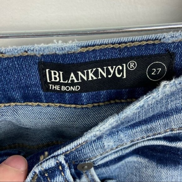 NWT Blank NYC Bond Mid Rise Skinny Jeans Size 27 New With Tags Denim Minimal - Picture 4 of 15